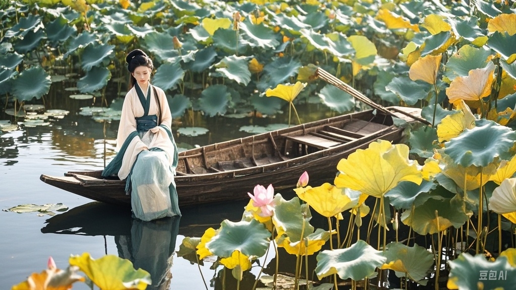 仕女荷塘秋景 (4).jpeg