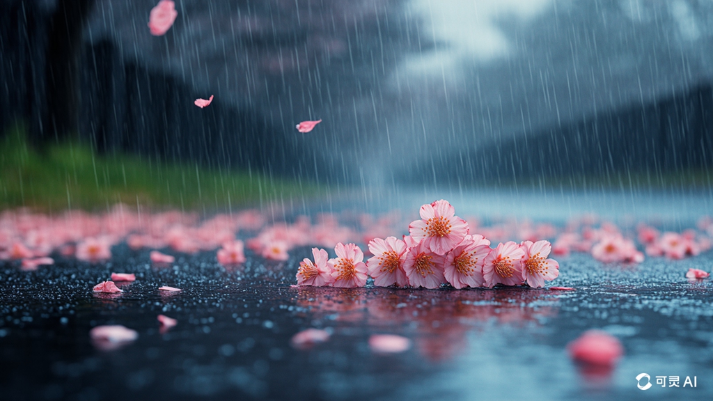 16x9_暴风雨中_樱花散落一地_雨打在地上打在残花上_溅起一朵朵水花_画 (2).jpg